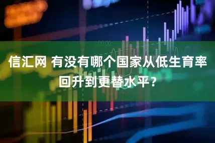 信汇网 有没有哪个国家从低生育率回升到更替水平？
